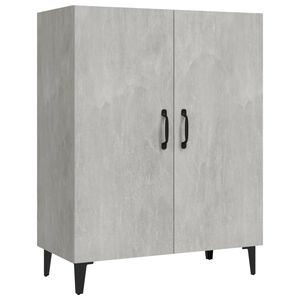 vidaXL Buffet Gris b&eacute;ton 70x34x90 cm Bois d'ing&eacute;nierie