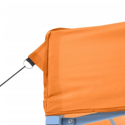 vidaXL Tente de réception pliable escamotable orange 580x292x315 cm