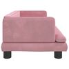 vidaXL Canap&eacute; pour enfants rose 80x45x30 cm velours