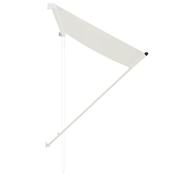 vidaXL Auvent r&eacute;tractable 150x150 cm Cr&egrave;me