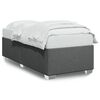 vidaXL Cadre de lit sans matelas gris fonc&eacute; 90x190 cm tissu