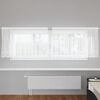 vidaXL Rideau en Dentelle Floral Blanc 120 x 300 cm Polyester