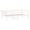 vidaXL Lit de jour sans matelas blanc 100x200 cm bois de pin massif