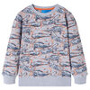 vidaXL Sweatshirt pour enfants gris m&eacute;lange 140