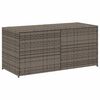 vidaXL Bo&icirc;te de rangement de jardin gris 283L r&eacute;sine tress&eacute;e