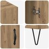 vidaXL Buffet Ch&ecirc;ne artisanal 90 x 32,5 x 80 cm Bois d'ing&eacute;nierie
