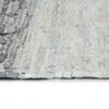 vidaXL Tapis Chindi Cuir tiss&eacute; &agrave; la main 160 x 230 cm Gris