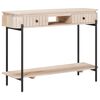 vidaXL Table d'appoint faite main Blanc 100 x 30 x 76 cm