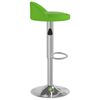 vidaXL Tabourets de bar lot de 2 vert similicuir