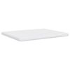 vidaXL Matelas en mousse blanc 180x220 cm 7 zones duret&eacute; 20 ILD