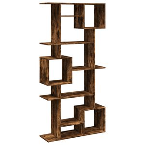 vidaXL Biblioth&egrave;que ch&ecirc;ne fum&eacute; 92x29x188 cm bois d'ing&eacute;nierie
