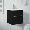 vidaXL Armoire d'&eacute;vier Ch&ecirc;ne noir 41 x 38,5 x 46 cm Bois d'ing&eacute;nierie