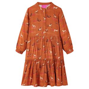 Robe pour enfants cognac 128
