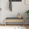 vidaXL Banc d'entr&eacute;e avec coussin Ch&ecirc;ne Sonoma 103 x 38 x 40 cm