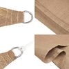 vidaXL Voile d'ombrage 160 g/m&sup2; Taupe 3x6 m PEHD