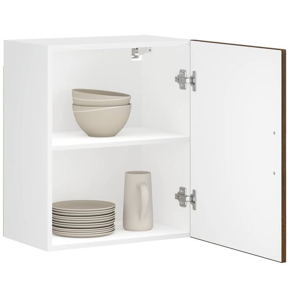 vidaXL Armoires murales de cuisine 2 pcs Porto ch&ecirc;ne marron