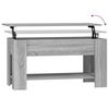 vidaXL Table basse Sonoma gris 101x49x52 cm Bois d'ing&eacute;nierie