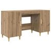 vidaXL Bureau Ch&ecirc;ne artisanal Bois d'ing&eacute;nierie 140 x 50 x 75 cm