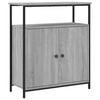 vidaXL Buffet sonoma gris 70x30x80 cm bois d'ing&eacute;nierie