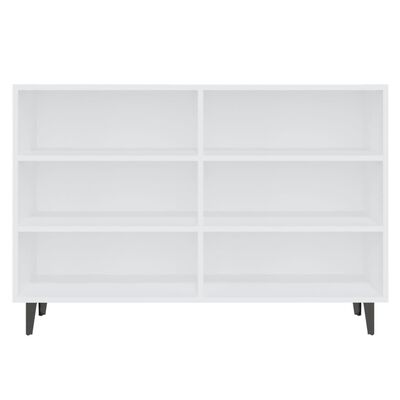 vidaXL Buffet blanc 103,5x35x70 cm bois d'ingénierie