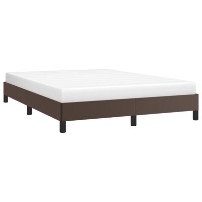 vidaXL Cadre de lit sans matelas marron 140x200 cm similicuir