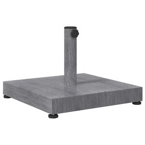 vidaXL Pied de parasol Aspect Bois Gris Fonc&eacute; 45 x 45 x 31,5 cm