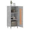 vidaXL Buffet Gris b&eacute;ton 34,5x34x90 cm Bois d'ing&eacute;nierie