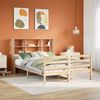 vidaXL Lit biblioth&egrave;que sans matelas 150x200 cm bois massif de pin