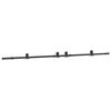vidaXL Kit de quincaillerie de porte coulissante 305 cm acier noir