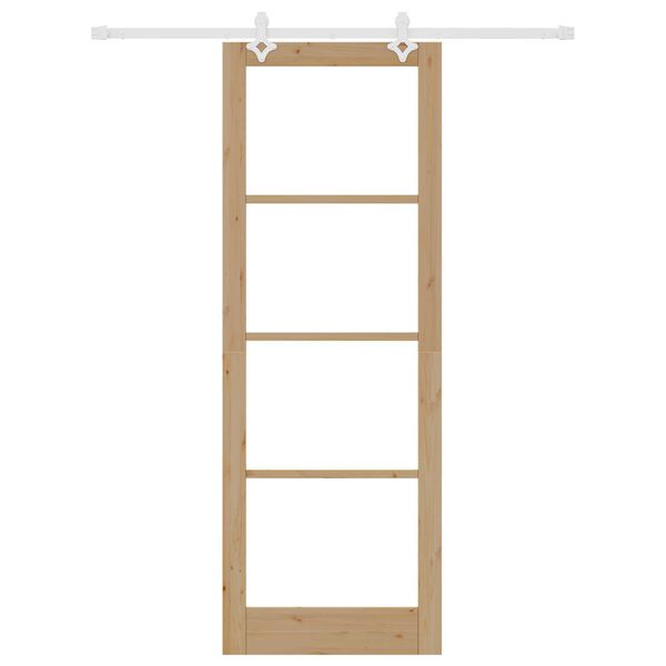 vidaXL Porte coulissante Naturel 83 x 232 cm