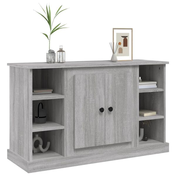 vidaXL Buffet Sonoma gris 100x35,5x60 cm Bois d'ing&eacute;nierie