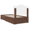 vidaXL Cadre de lit Ch&ecirc;ne brun 70 x 190 cm Bois d'ing&eacute;nierie