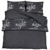 vidaXL Ensemble de housse de couette noir et blanc 260x220 cm coton