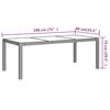 vidaXL Salon de jardin 7 pcs avec coussins R&eacute;sine tress&eacute;e Gris