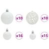 vidaXL Sapin de No&euml;l artificiel avec 300 LED Blanc 180 cm PVC et Acier