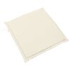 vidaXL Coussins de si&egrave;ge de jardin lot de 2 cr&egrave;me 45x45x2 cm carr&eacute;