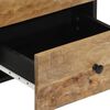 vidaXL Table de chevet 40x33x46 cm Bois de manguier solide