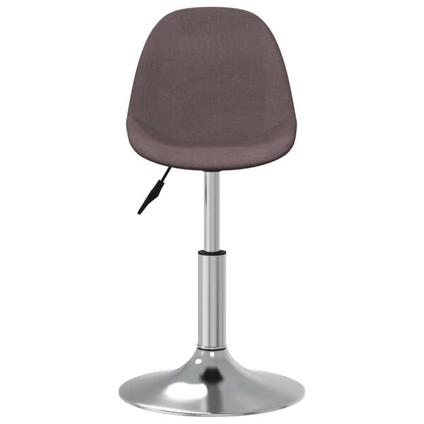 vidaXL Chaise &agrave; manger Taupe Tissu