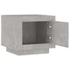vidaXL Table basse gris b&eacute;ton 51x50x45 cm bois d'ing&eacute;nierie