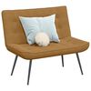 vidaXL Banc marron 110x74x84 cm velours