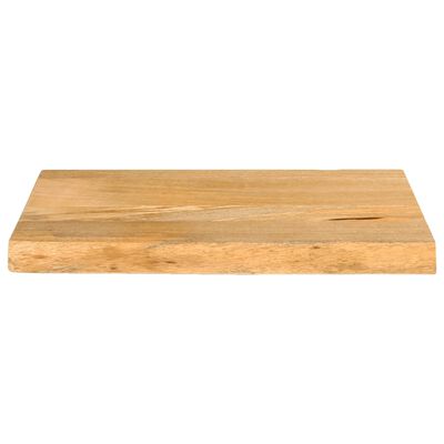 vidaXL Dessus de table à bord vivant 50x30x2,5 cm bois massif manguier