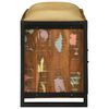 vidaXL Cabinet Banc Multicolore Bois massif de r&eacute;cup&eacute;ration