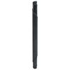 vidaXL Tapis rond noir 100 cm bambou