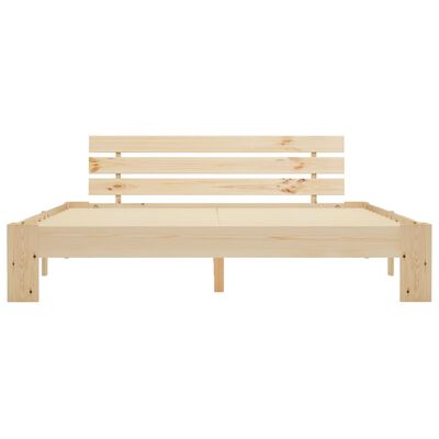 vidaXL Cadre de lit sans matelas 160x200 cm bois massif de pin