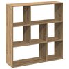 vidaXL &Eacute;tag&egrave;re s&eacute;paratrice de pi&egrave;ce ch&ecirc;ne artisanal 102x29x103,5 cm