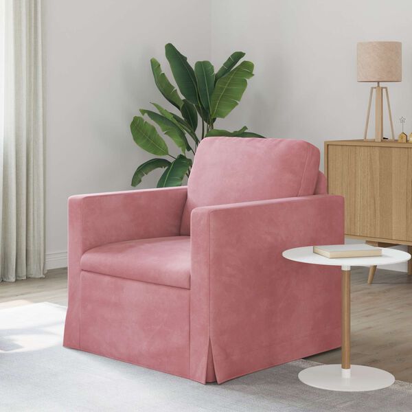 vidaXL Canap&eacute; Rose Dimensions globales: 78 x 78 x 80 cm (l x P x H)