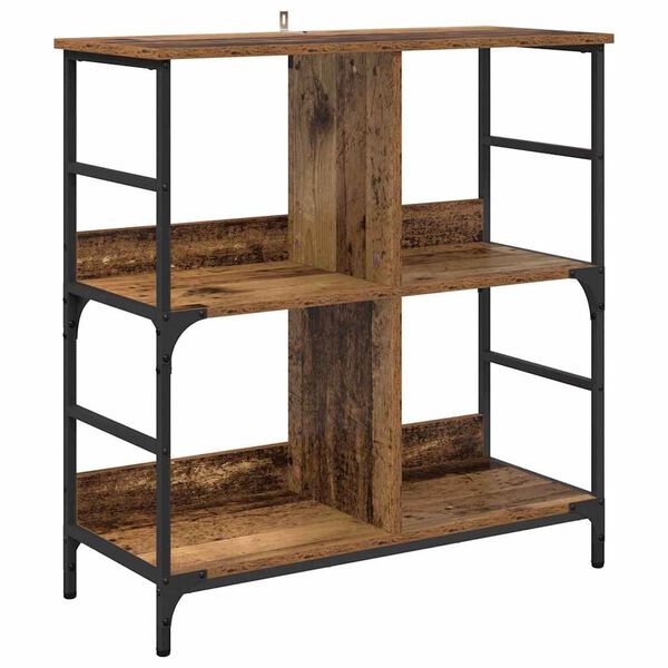 vidaXL &Eacute;tag&egrave;re Bois ancien 78.5 x 33 x 82 cm Bois d'ing&eacute;nierie