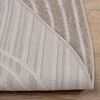 vidaXL Tapis de surface Rond Beige &Oslash; 120 CM
