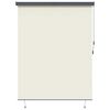 vidaXL Store Roulant Ext&eacute;rieur Ray&eacute; R&eacute;glable Cr&egrave;me 220 x 250 cm tissu