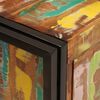 vidaXL Meuble sous &eacute;vier avec &eacute;tag&egrave;re Multicolore Bois Recycl&eacute; Solide
